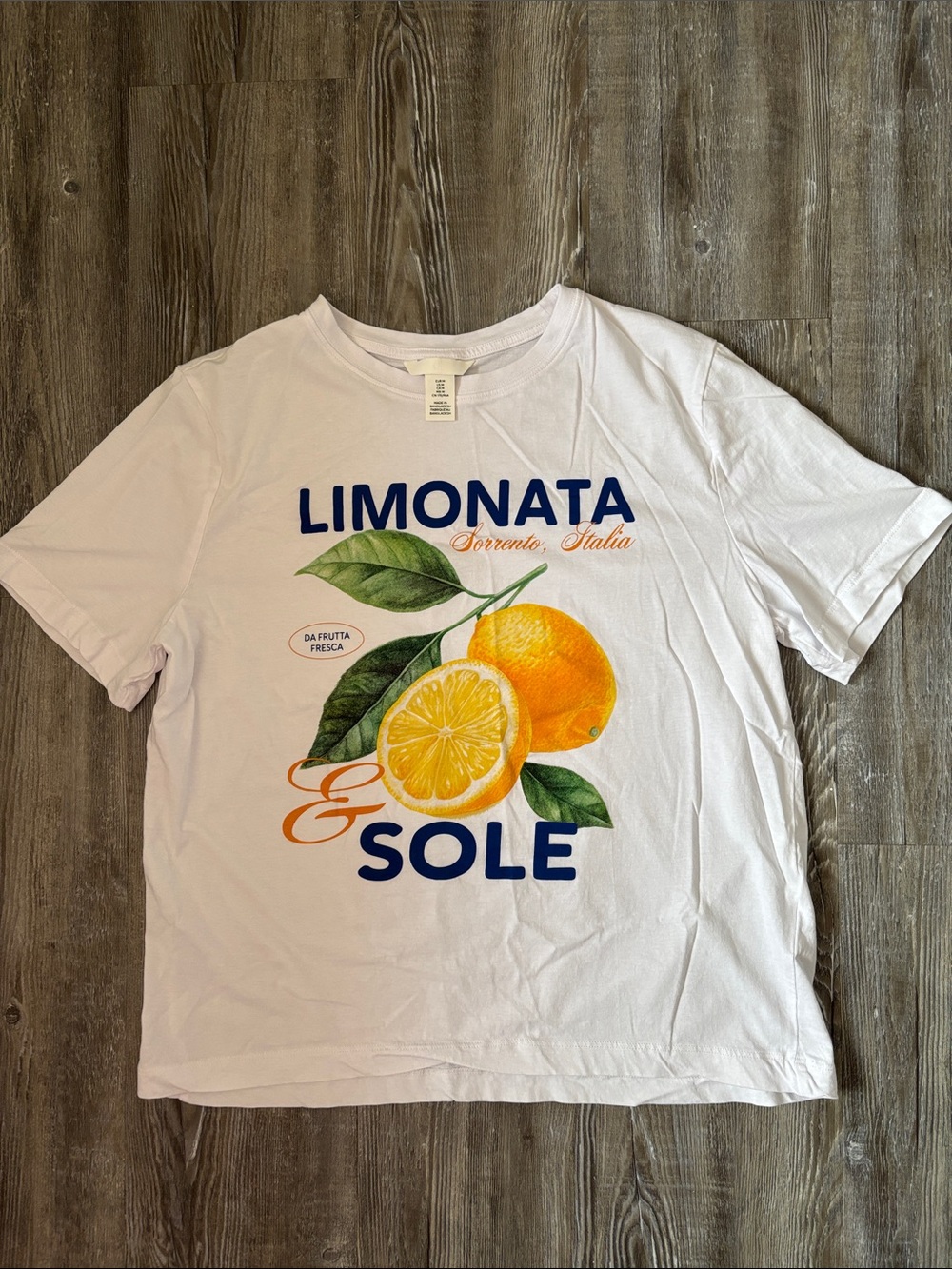 H&M “Limonata” theme t-shirt